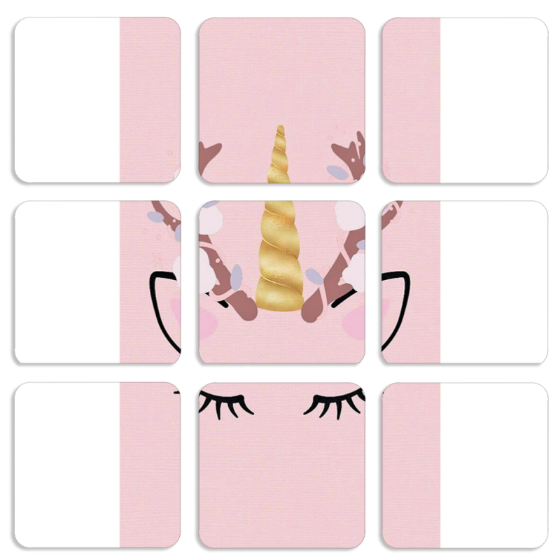 Магнитные фотопазлы 50 на 50 набор 9 штук 