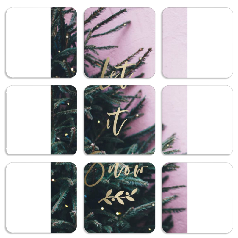 Магнитные фотопазлы 50 на 50 набор 9 штук 