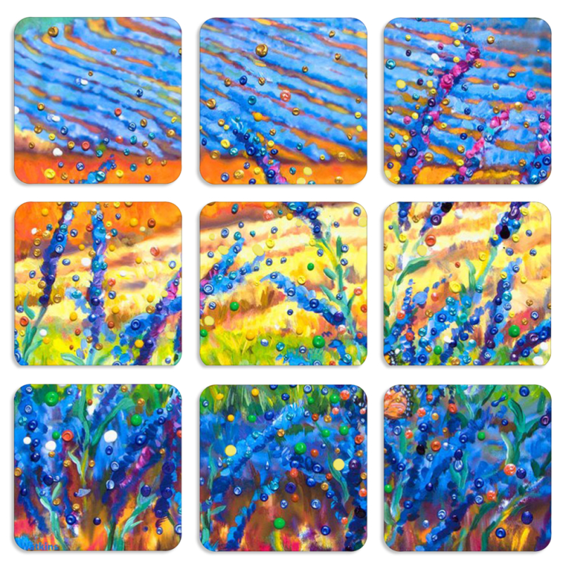 Магнитные фотопазлы 50 на 50 набор 9 штук 