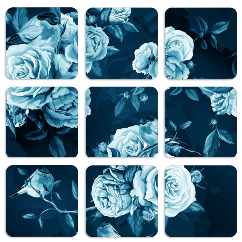 Магнитные фотопазлы 50 на 50 набор 9 штук 