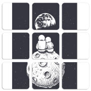 Магнитные фотопазлы 50 на 50 набор 9 штук 