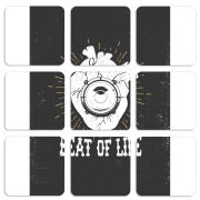 Магнитные фотопазлы 50 на 50 набор 9 штук 