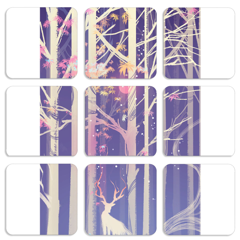 Магнитные фотопазлы 50 на 50 набор 9 штук 