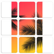 Магнитные фотопазлы 50 на 50 набор 9 штук 