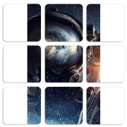 Магнитные фотопазлы 50 на 50 набор 9 штук 