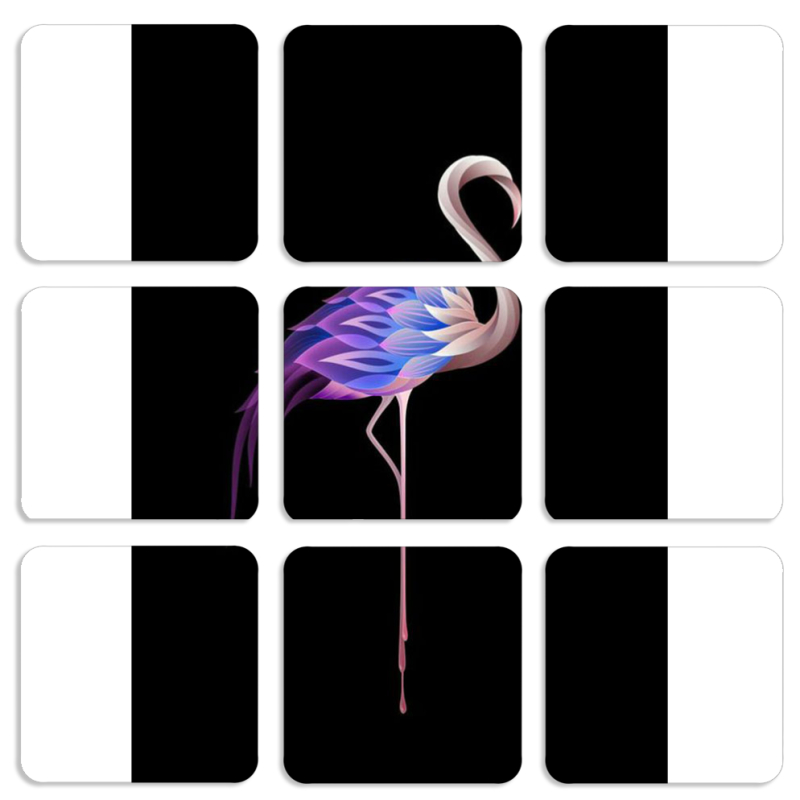 Магнитные фотопазлы 50 на 50 набор 9 штук 