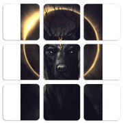 Магнитные фотопазлы 50 на 50 набор 9 штук 