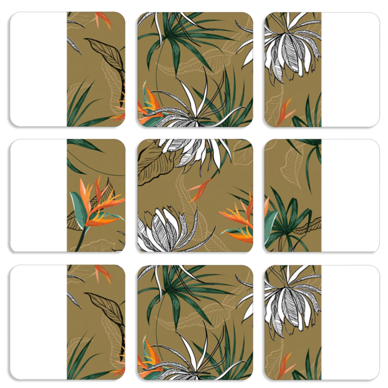 Магнитные фотопазлы 50 на 50 набор 9 штук 