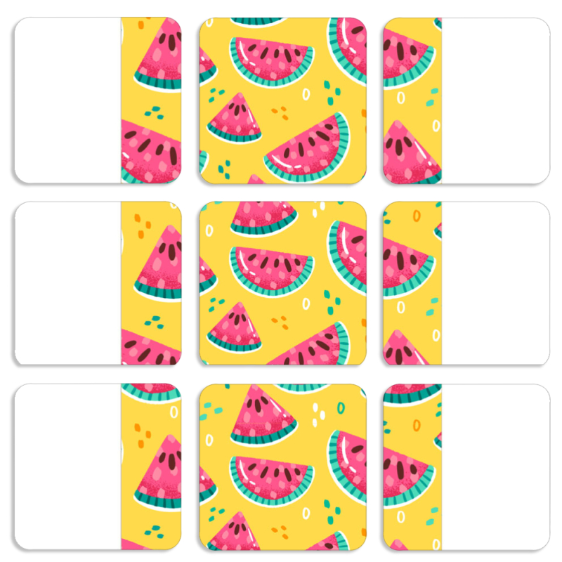 Магнитные фотопазлы 50 на 50 набор 9 штук 