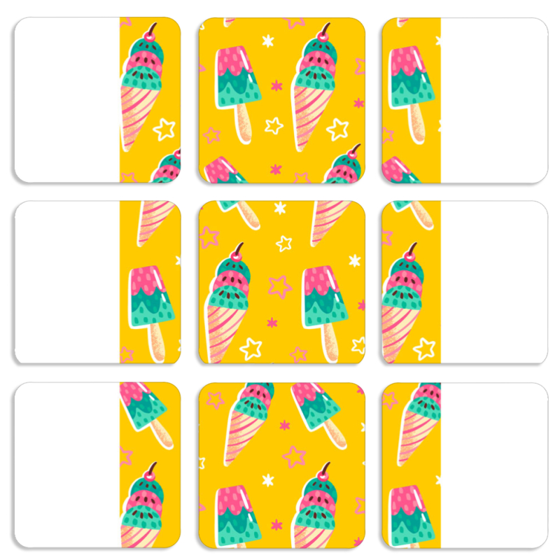 Магнитные фотопазлы 50 на 50 набор 9 штук 