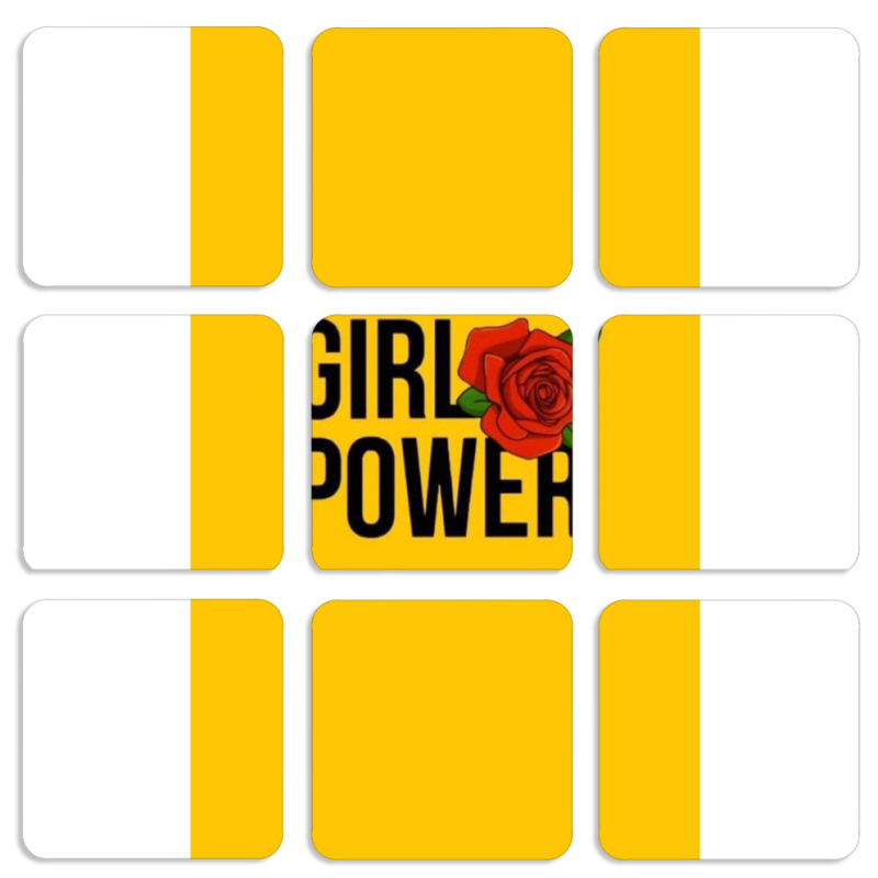 Магнитные фотопазлы 50 на 50 набор 9 штук 