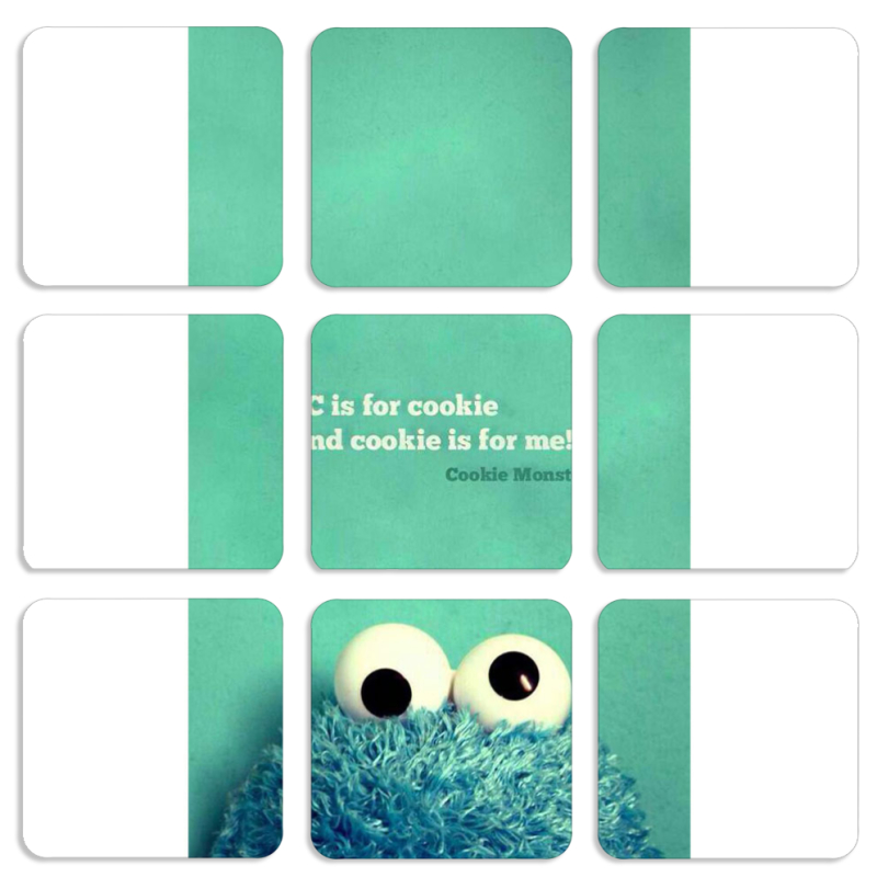 Магнитные фотопазлы 50 на 50 набор 9 штук 