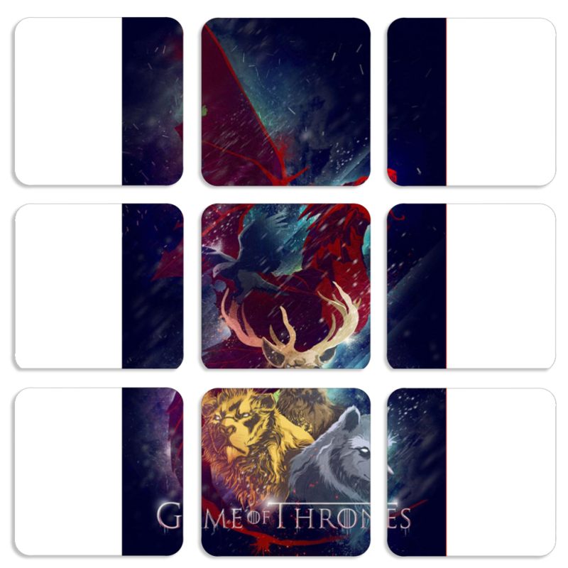 Магнитные фотопазлы 50 на 50 набор 9 штук 