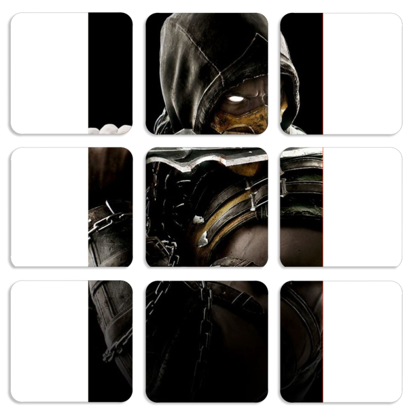 Магнитные фотопазлы 50 на 50 набор 9 штук 