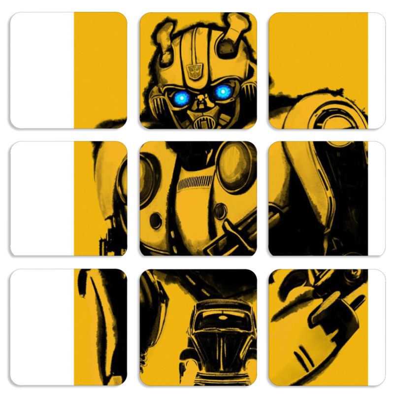 Магнитные фотопазлы 50 на 50 набор 9 штук 