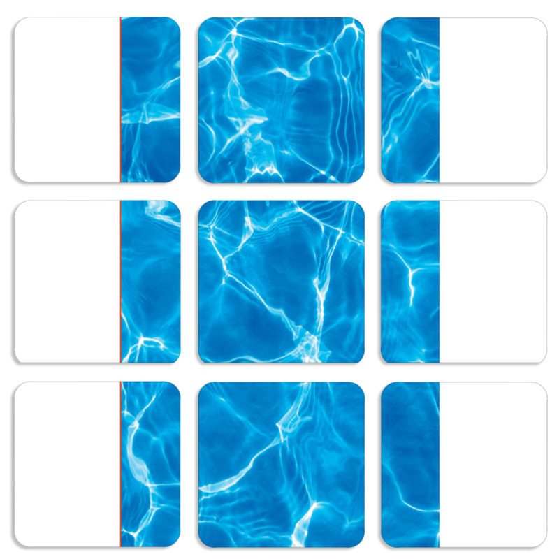 Магнитные фотопазлы 50 на 50 набор 9 штук 