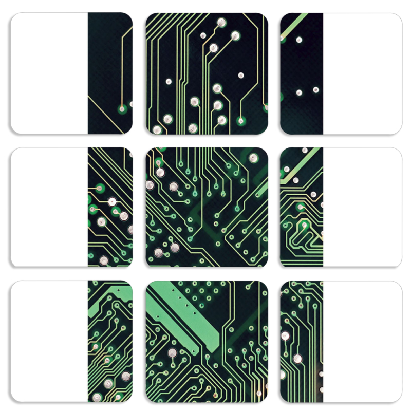 Магнитные фотопазлы 50 на 50 набор 9 штук Microchip