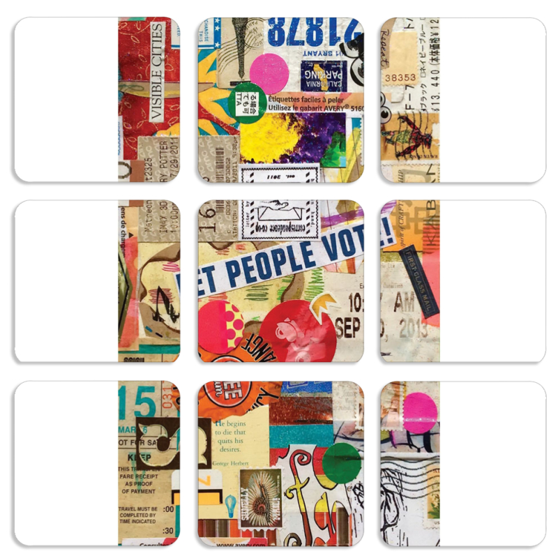 Магнитные фотопазлы 50 на 50 набор 9 штук 