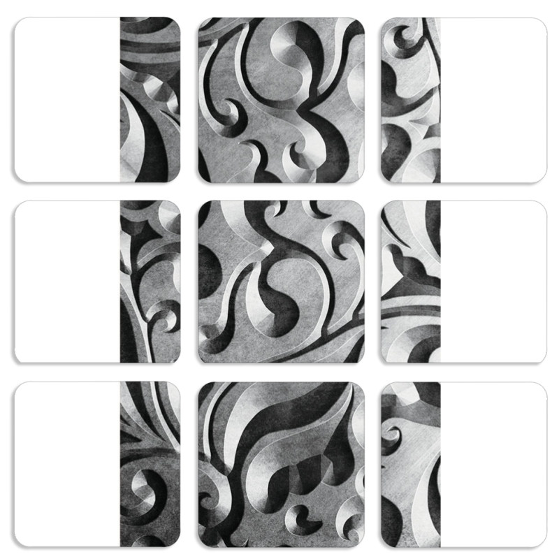 Магнитные фотопазлы 50 на 50 набор 9 штук 