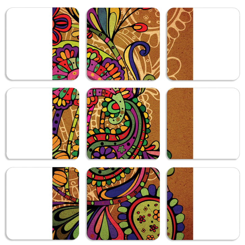 Магнитные фотопазлы 50 на 50 набор 9 штук 