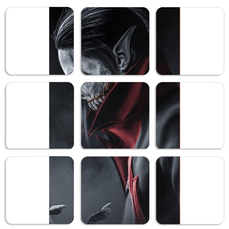 Магнитные фотопазлы 50 на 50 набор 9 штук 