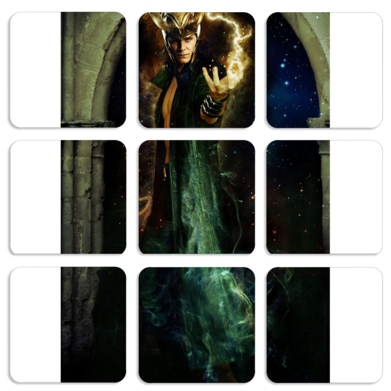 Магнитные фотопазлы 50 на 50 набор 9 штук 