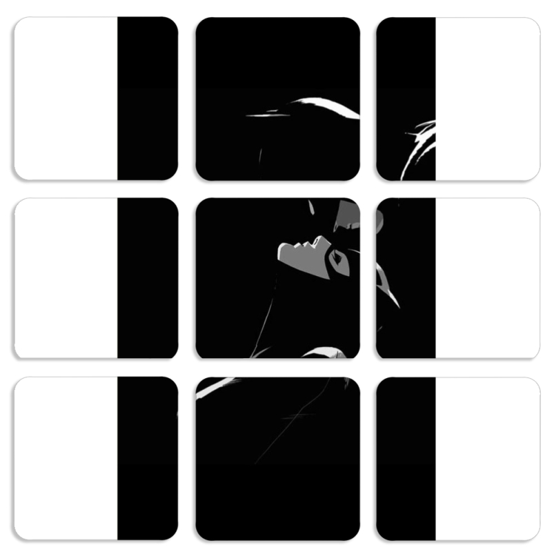 Магнитные фотопазлы 50 на 50 набор 9 штук 