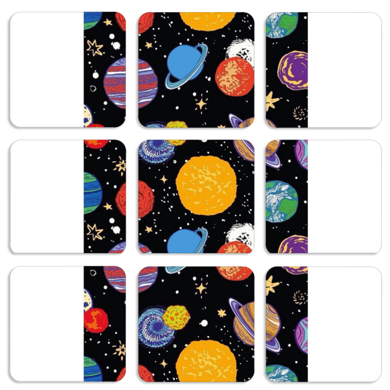 Магнитные фотопазлы 50 на 50 набор 9 штук 