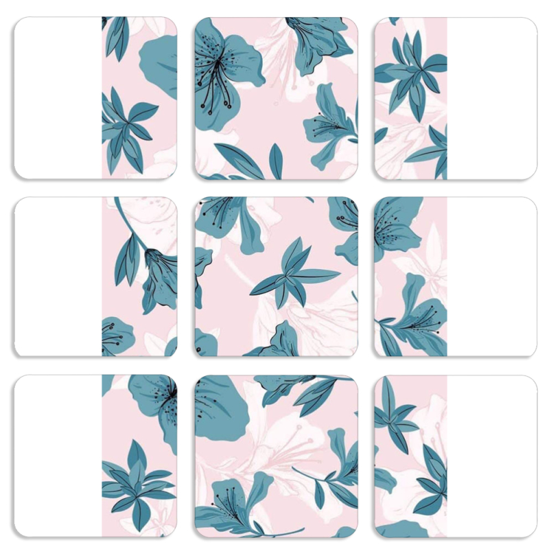 Магнитные фотопазлы 50 на 50 набор 9 штук 