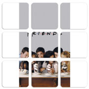 Магнитные фотопазлы 50 на 50 набор 9 штук 