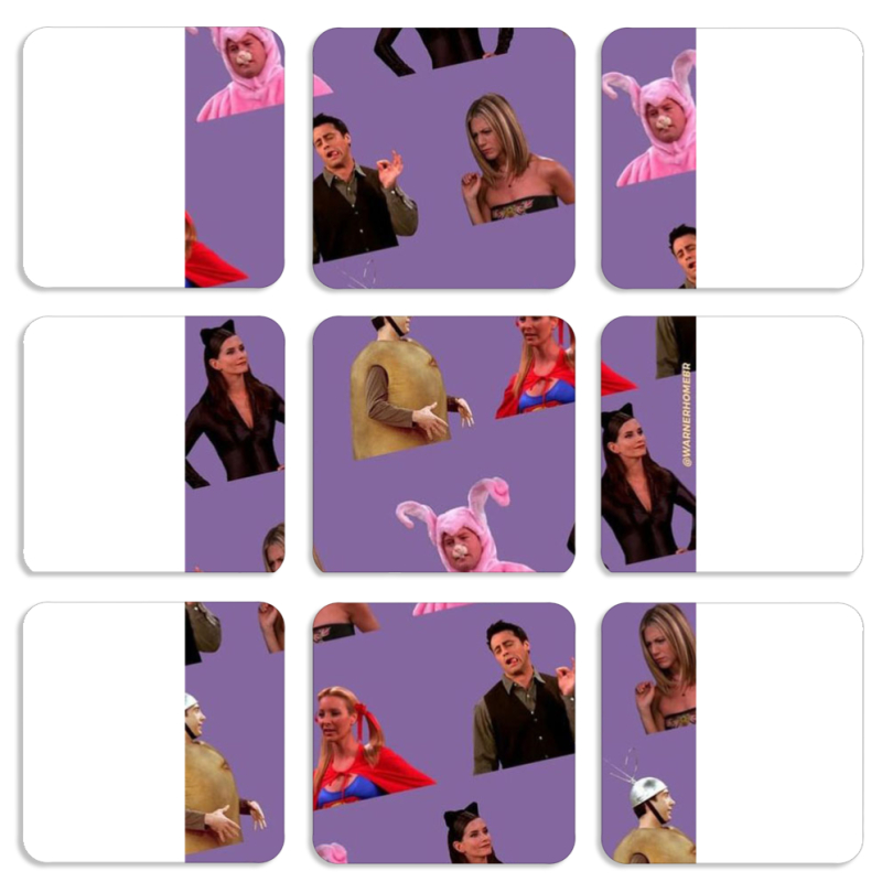 Магнитные фотопазлы 50 на 50 набор 9 штук 