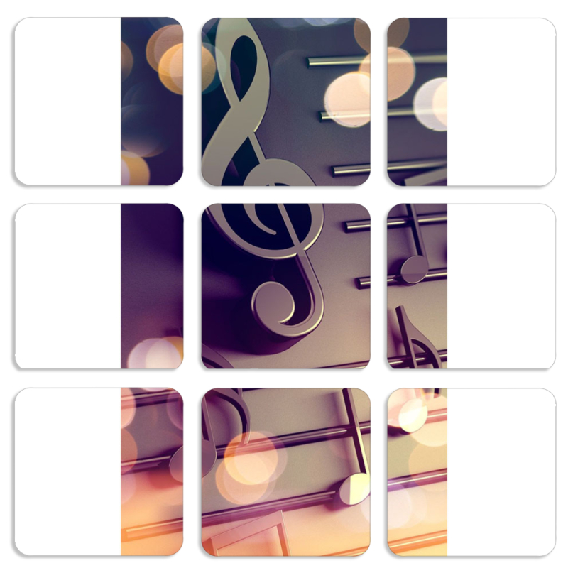 Магнитные фотопазлы 50 на 50 набор 9 штук 