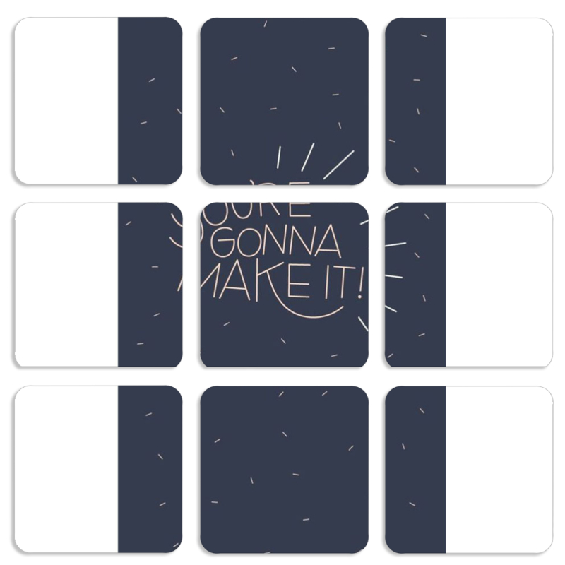 Магнитные фотопазлы 50 на 50 набор 9 штук 