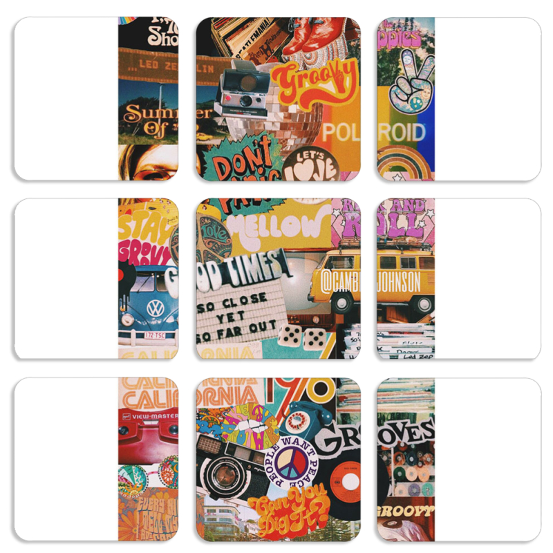 Магнитные фотопазлы 50 на 50 набор 9 штук 