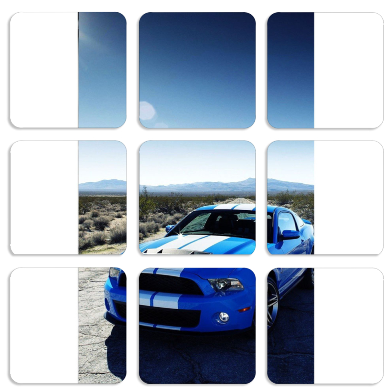 Магнитные фотопазлы 50 на 50 набор 9 штук 