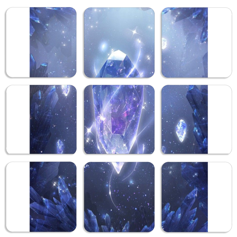 Магнитные фотопазлы 50 на 50 набор 9 штук 