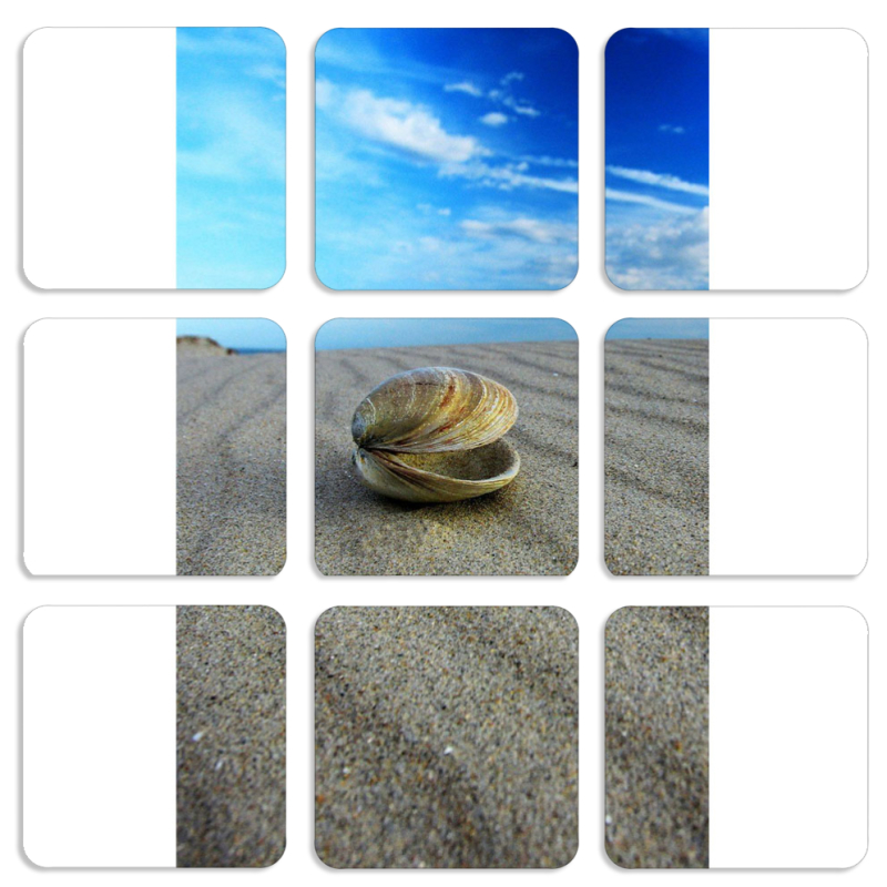 Магнитные фотопазлы 50 на 50 набор 9 штук 