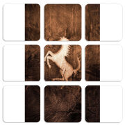 Магнитные фотопазлы 50 на 50 набор 9 штук 