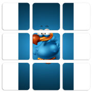 Магнитные фотопазлы 50 на 50 набор 9 штук 