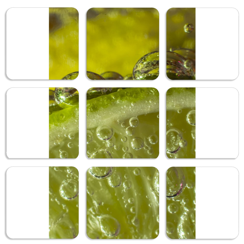 Магнитные фотопазлы 50 на 50 набор 9 штук 