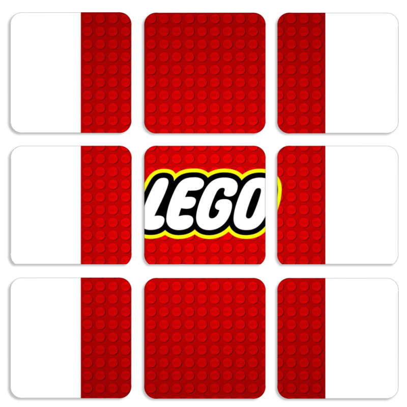 Магнитные фотопазлы 50 на 50 набор 9 штук 