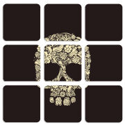 Магнитные фотопазлы 50 на 50 набор 9 штук 