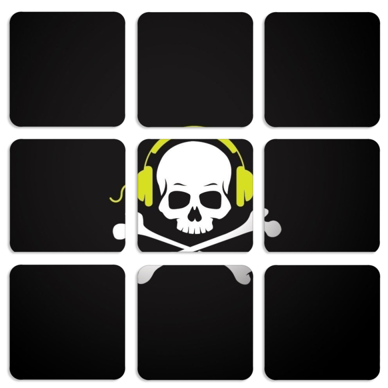 Магнитные фотопазлы 50 на 50 набор 9 штук 