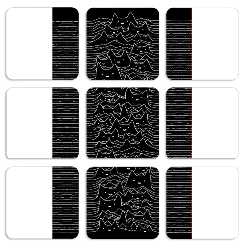 Магнитные фотопазлы 50 на 50 набор 9 штук 