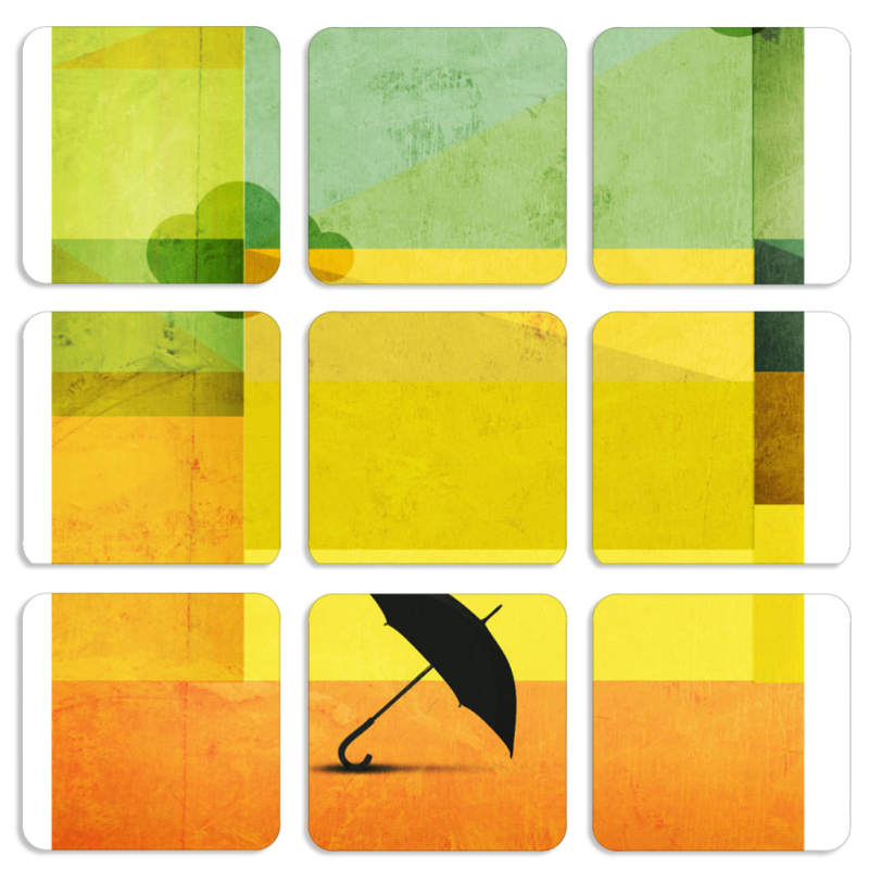 Магнитные фотопазлы 50 на 50 набор 9 штук 