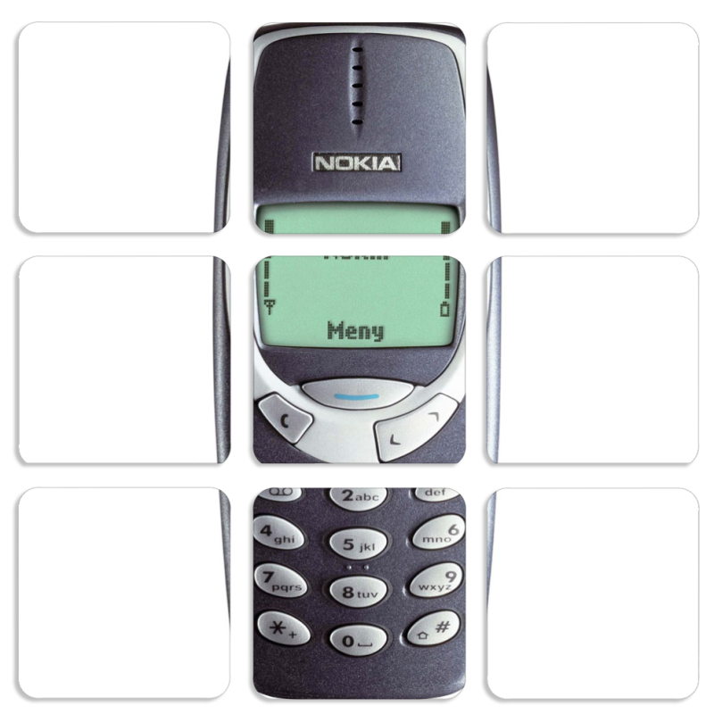 Магнитные фотопазлы 50 на 50 набор 9 штук 