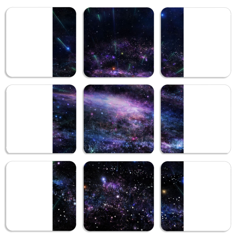 Магнитные фотопазлы 50 на 50 набор 9 штук 