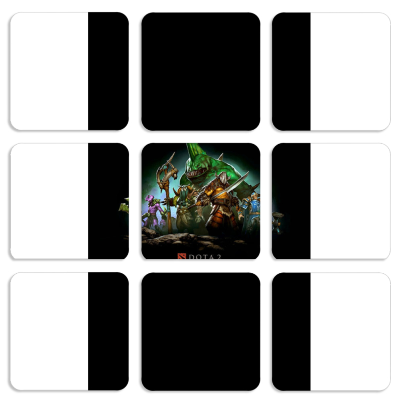 Магнитные фотопазлы 50 на 50 набор 9 штук 