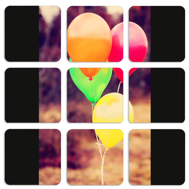 Магнитные фотопазлы 50 на 50 набор 9 штук 