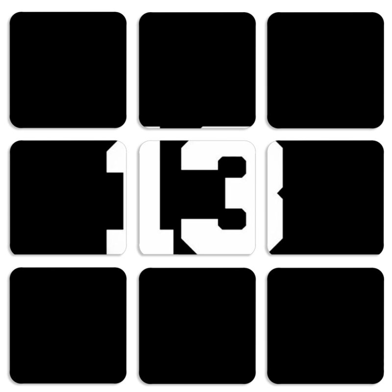 Магнитные фотопазлы 50 на 50 набор 9 штук 13